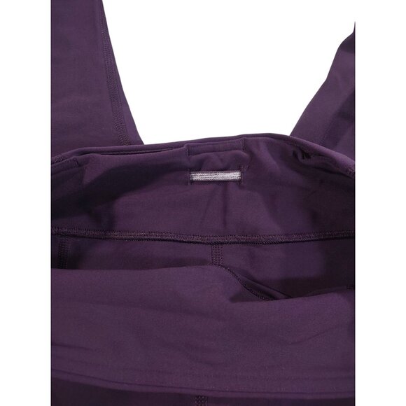 EXC Lululemon Tight Stuff Tight Deep Zinfandel Purple Reflective Scalloped 6 - Picture 4 of 7